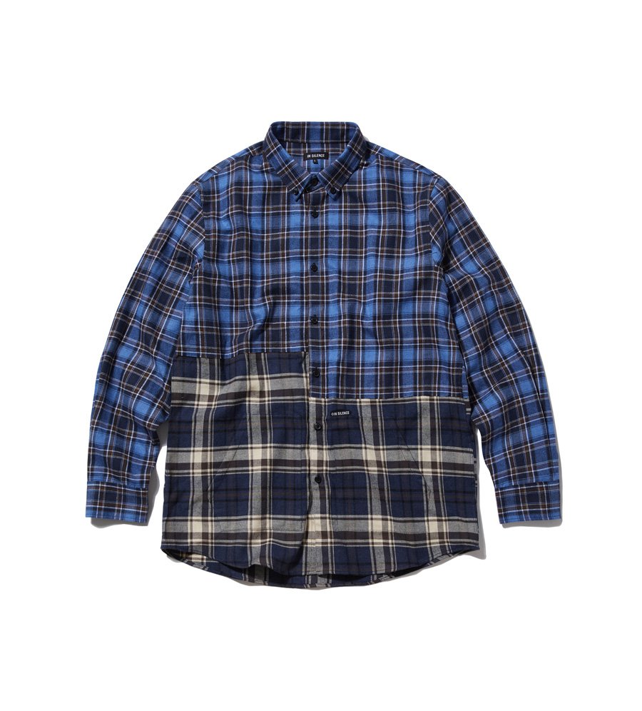 인사일런스(INSILENCE) 2 CUT POCKET SHIRT (blue) - 사이즈 & 후기 | 무신사