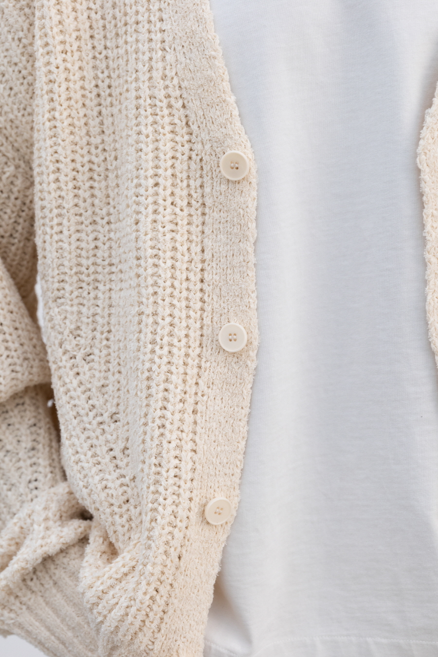 ★IN SILENCE★ Crisp Knit Cardigan CREAM IM2B2KT08CR MUSINSA | INSILENCE CRISP KNIT CARDIGAN CREAM