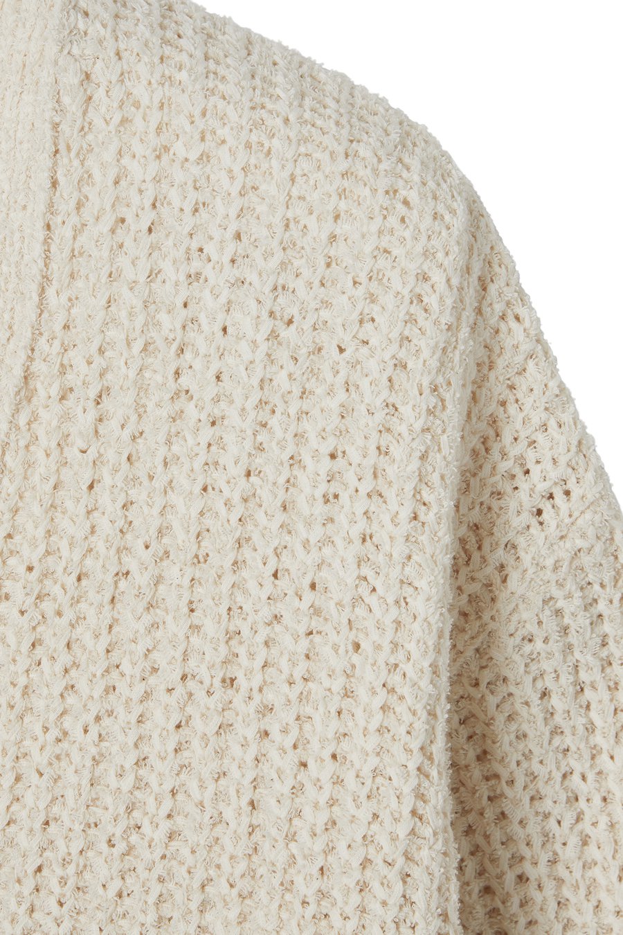 MUSINSA | INSILENCE CRISP KNIT CARDIGAN CREAM