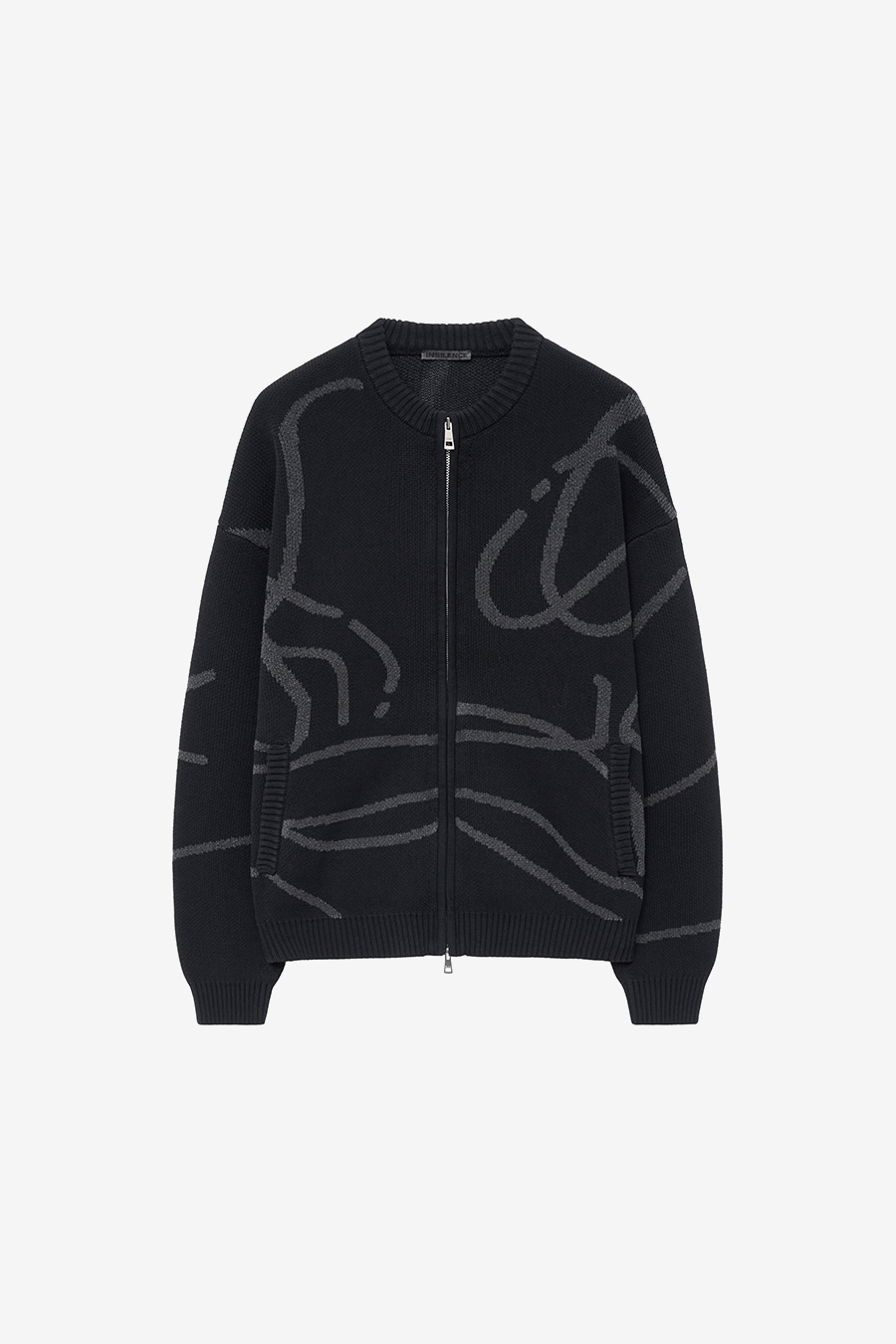 【美品・最終】pablo vinci Zip knit cardigan M JieDa - [ラスト1点] CHAIN STITCH KNIT ZIP CARDIGAN | BEIGE