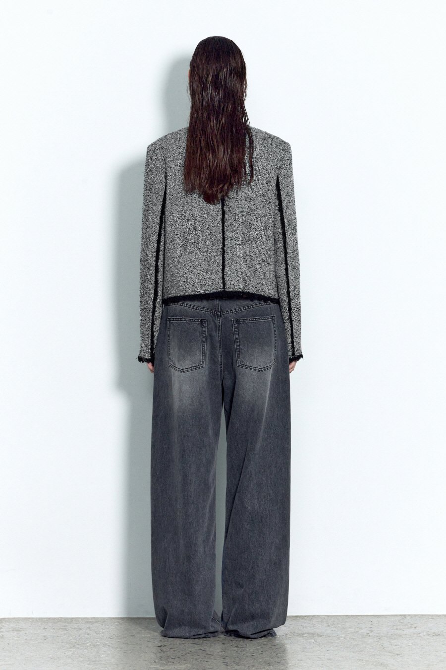 [INSILENCE] LOOSE TWEED JACKET /追跡付 MUSINSA | INSILENCE WOMEN Studded Tweed Jacket MULTI