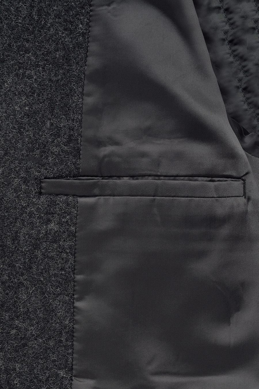 ジャケット・アウター nugu live half neck coat charcoal WOMEN] Winter Oversized Half Jacket CHARCOAL | ファッション