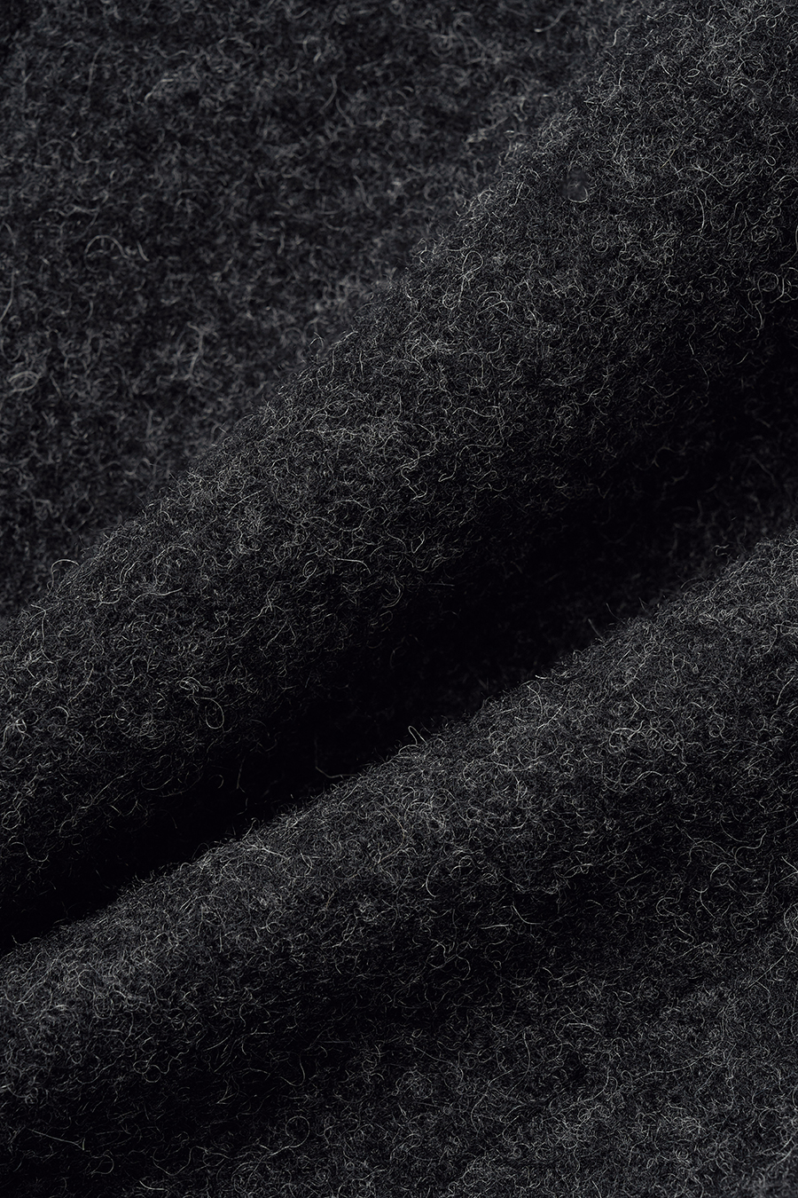 WOMEN] Winter Oversized Half Jacket CHARCOAL | ファッション