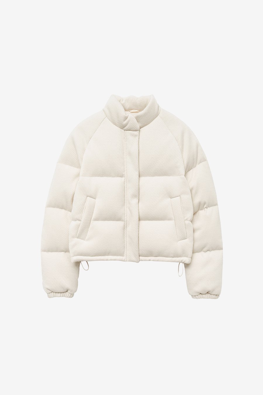 [INSILENCE] Textured Fabric Down Jacket /追跡付 INSILENCE