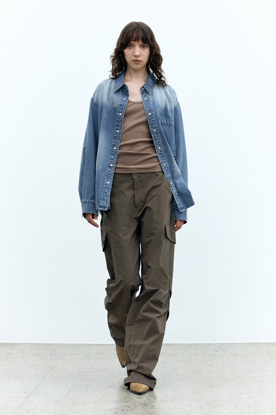 【INSILENCE】MULTI POCKET PINTUCK PANTS MUSINSA | INSILENCE WOMEN Pocket Pintuck Cargo Pants KHAKI BEIGE