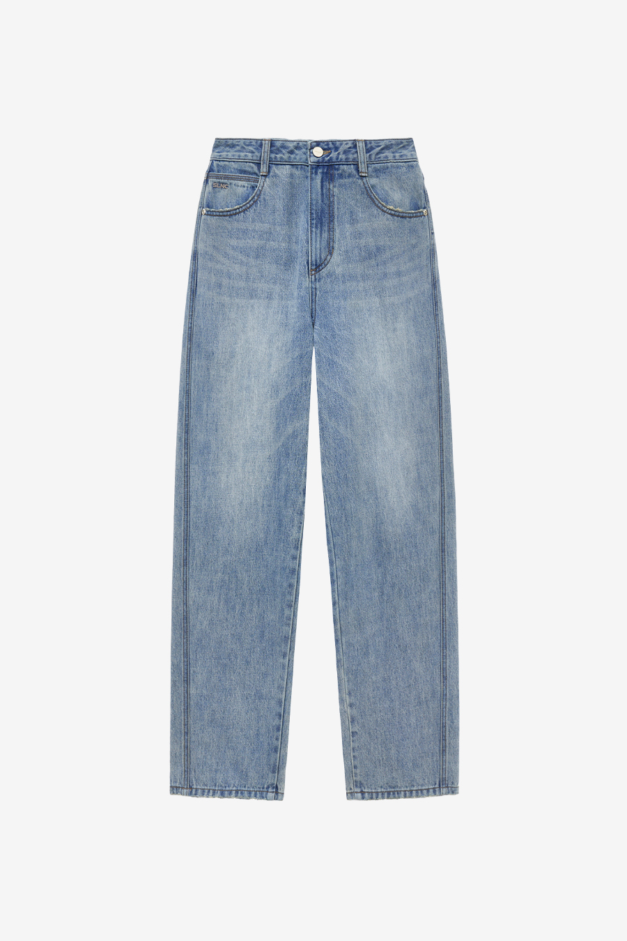 [INSILENCE] Vintage regular denim /追跡付 MUSINSA | INSILENCE WOMEN Vintage Regular Denim LIGHT BLUE