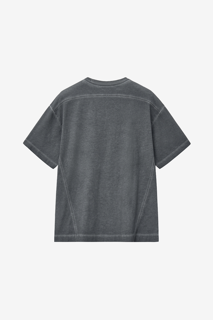 MUSINSA | INSILENCE Luna Washed Pocket T-Shirt LIGHT GREY
