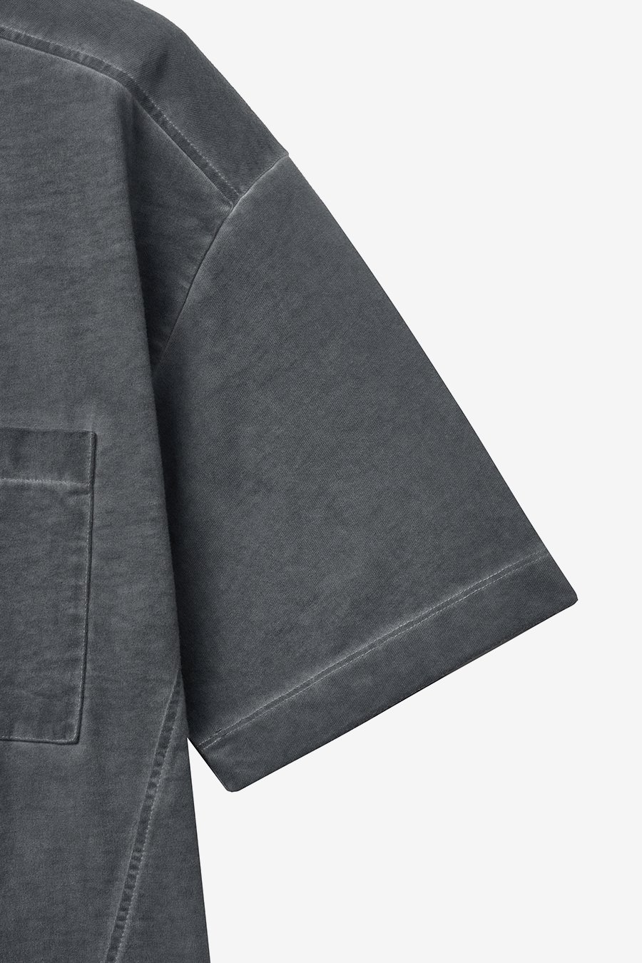 【INSILENCE】LUNA WASHED POCKET T-SHIRT MUSINSA | INSILENCE Luna Washid Pocket T-Shirt CHARCOAL