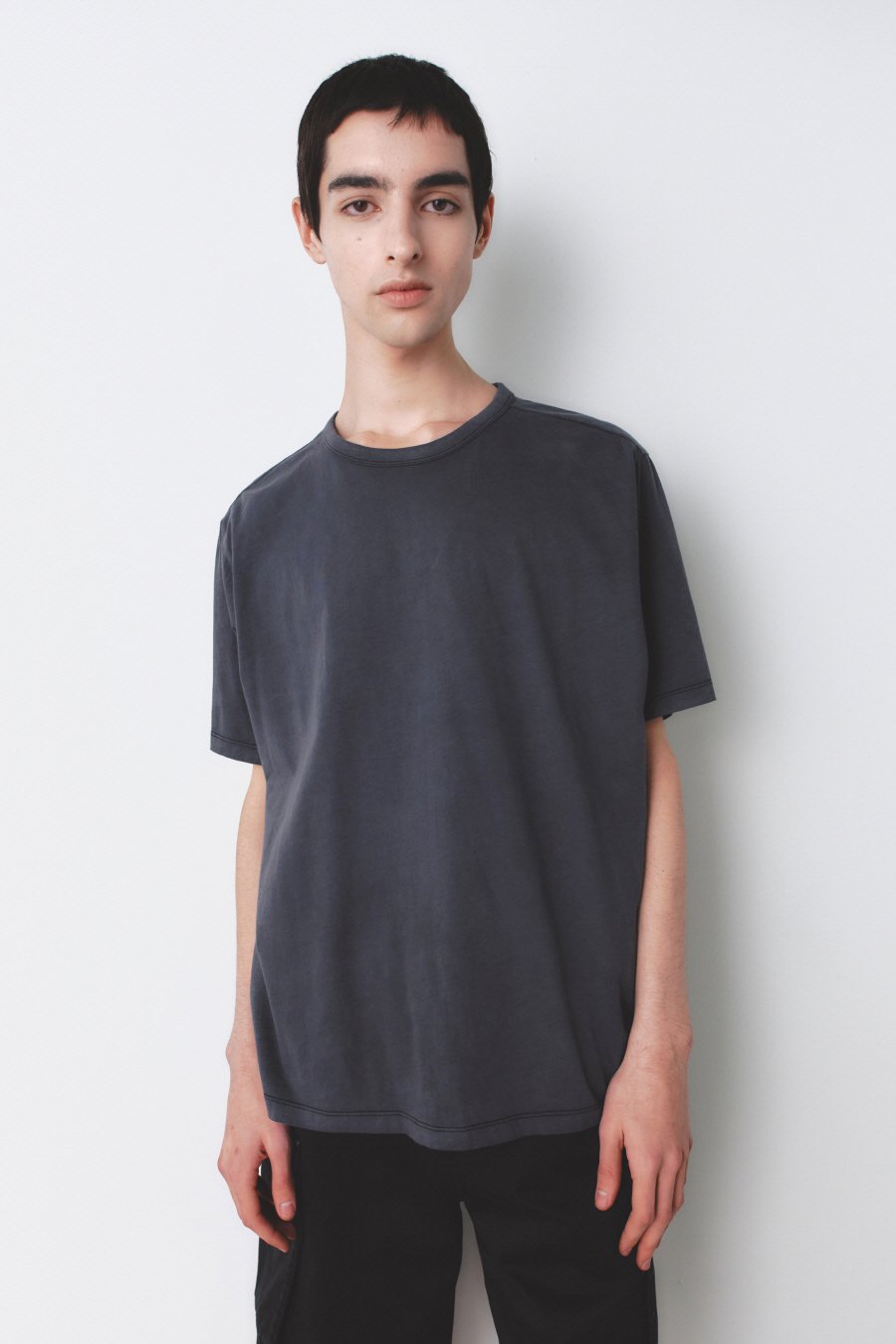 MUSINSA公式 | INSILENCE Dying Cargo Chino Shorts BLACK