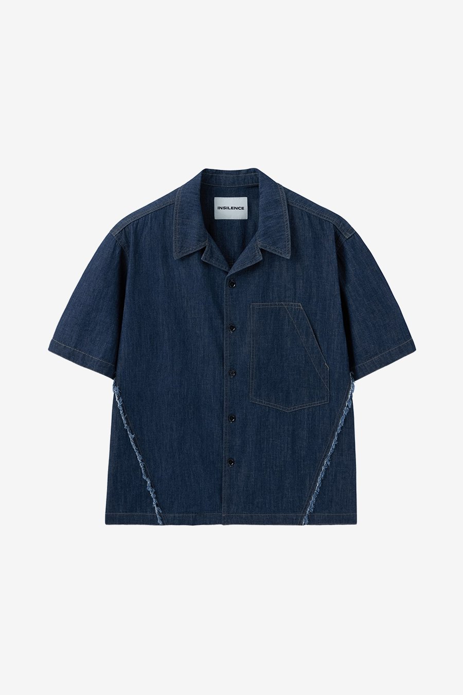ArgueCultureカットオフ ダメージ デニムシャツ ロング ロング丈でこなれてる。ライトなデニムシャツアウター – ONE