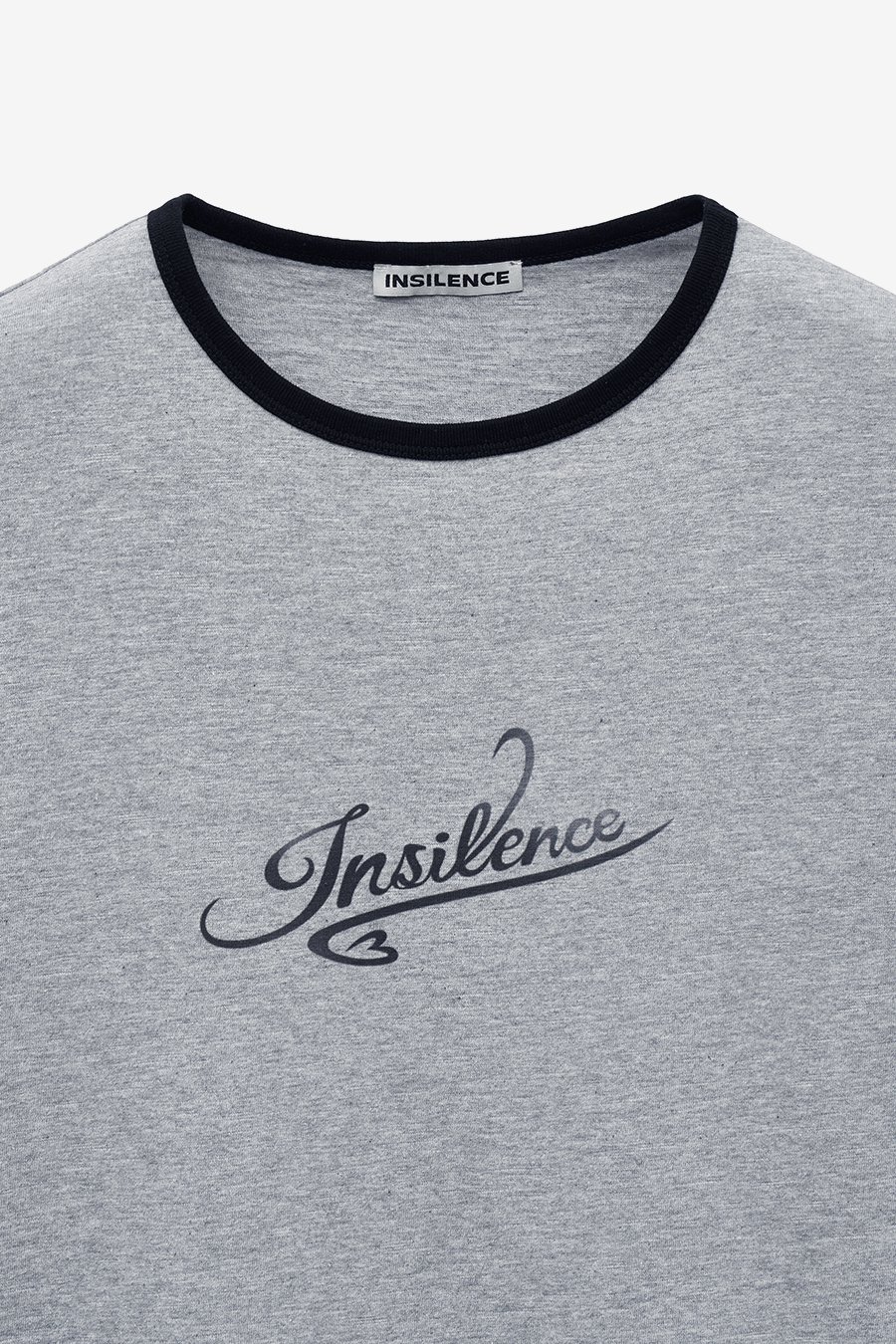 [INSILENCE] Ringer Logo T-Shirt /追跡付 MUSINSA | INSILENCE Ringer Logo T-Shirt MELANGE GREY