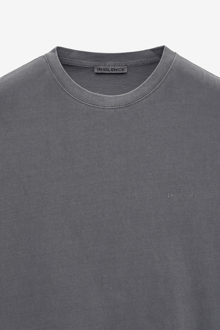 MUSINSA | INSILENCE Hand drawn graphic t-shirt GREY