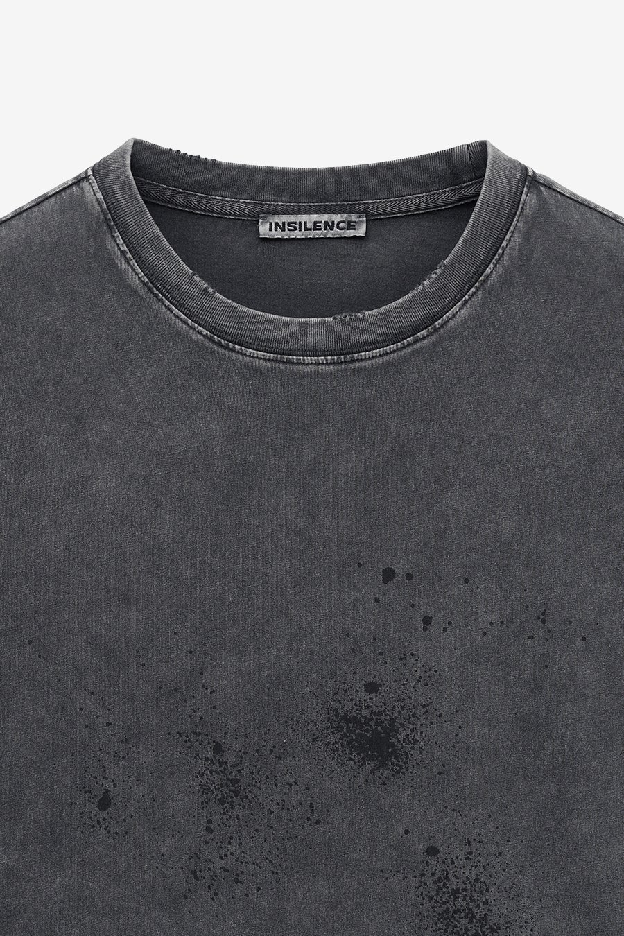MUSINSA | INSILENCE Skeleton Ghost T-Shirt CHARCOAL