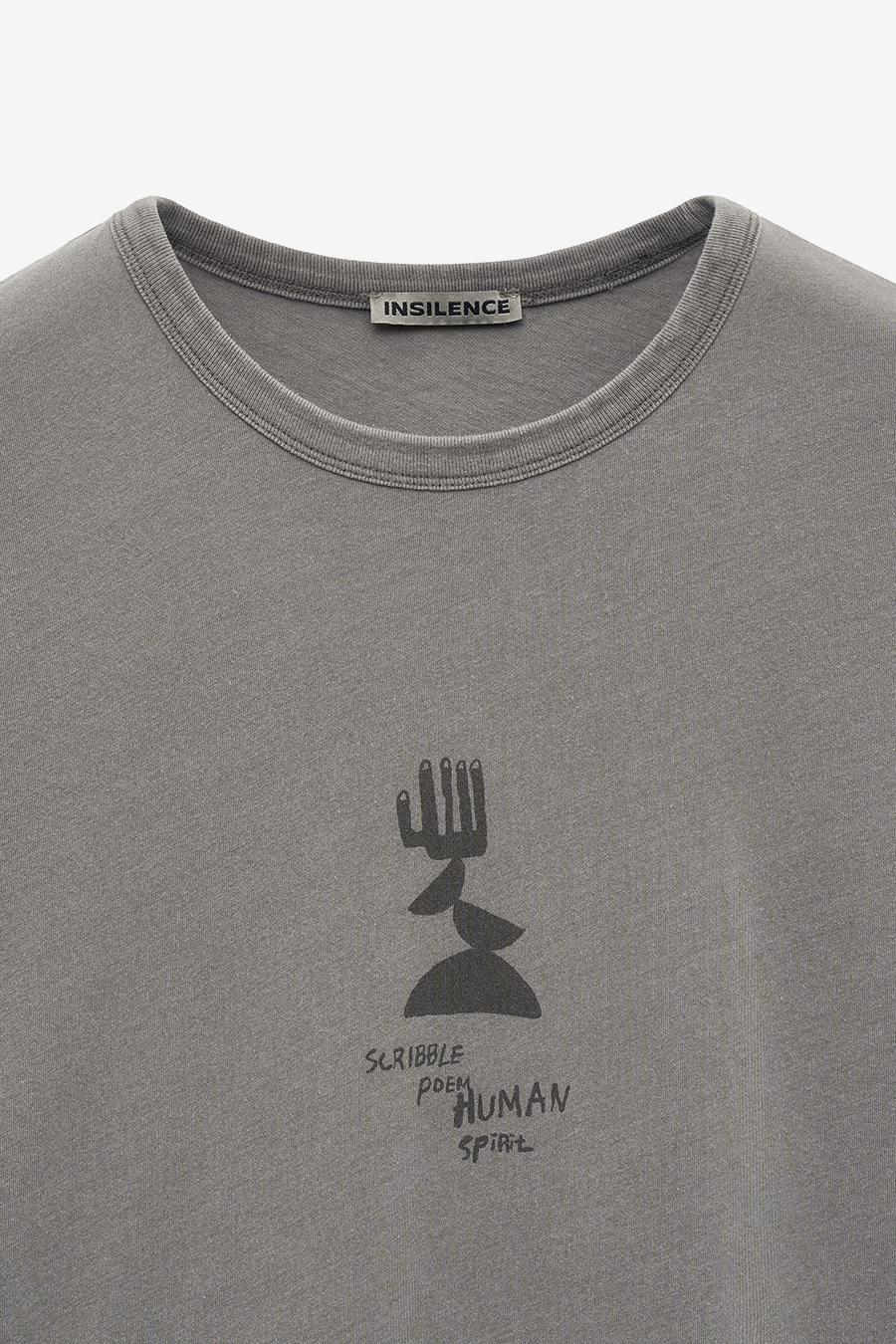 [INSILENCE] Faded Graphic T-Shirt /追跡付 MUSINSA公式 | INSILENCE FADED GRAPHIC T-SHIRT BEIGE