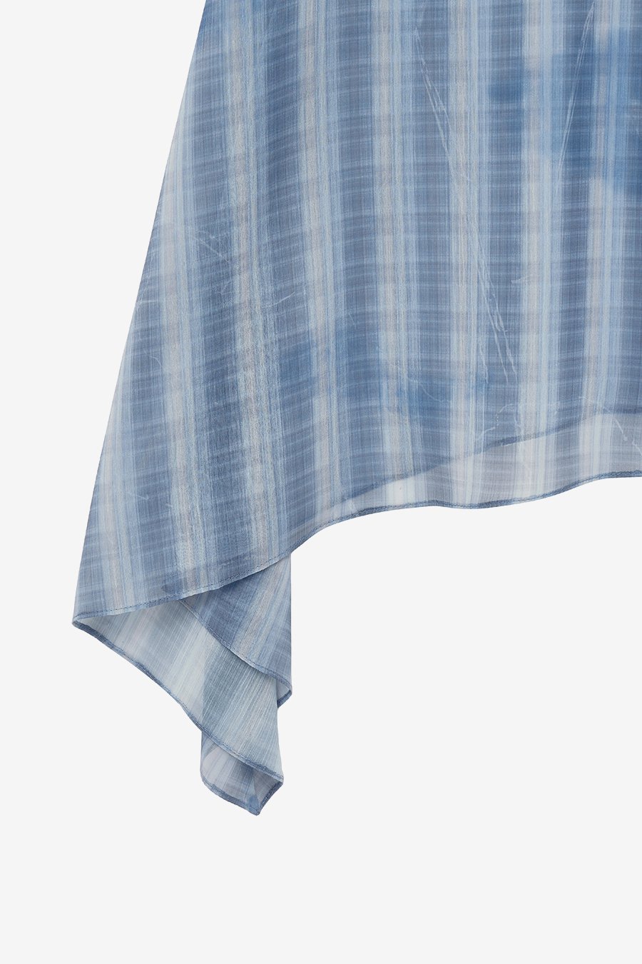[INSILENCE] Vintage Check Chiffon One Piece /追跡付 MUSINSA | INSILENCE WOMEN Vintage Check Chiffon One Piece BLUE