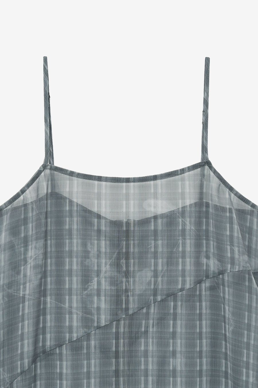 MUSINSA公式 | INSILENCE WOMEN Vintage Check Chiffon One