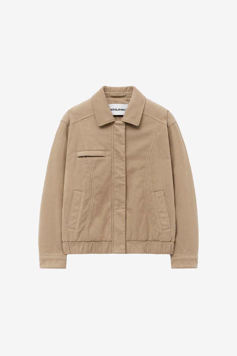 MUSINSA | INSILENCE WOMEN Washed Moleskin Jumper BEIGE