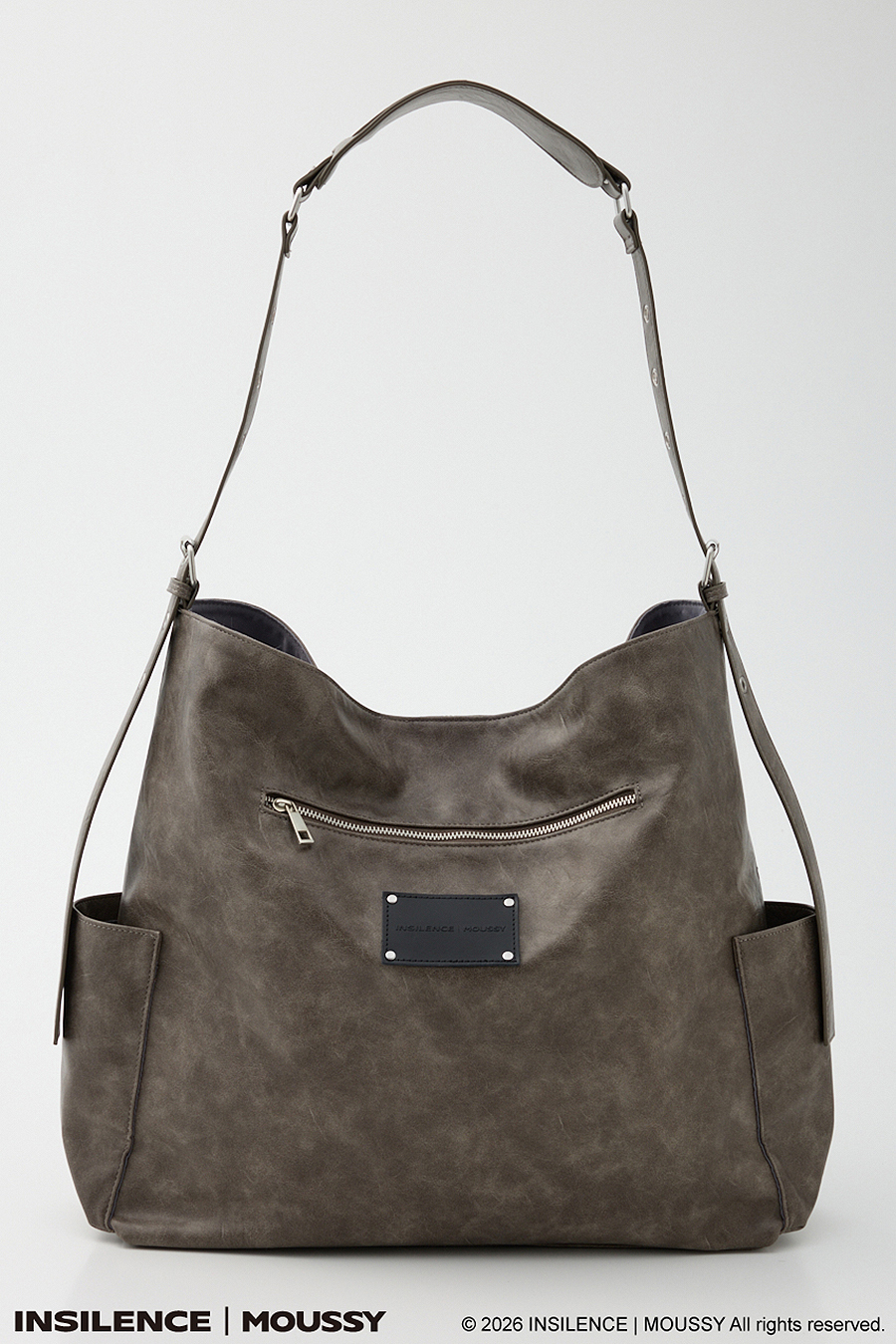 INSILENCE SLOUCHY トートバッグ　グレー 인사일런스